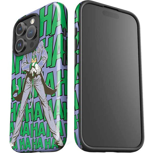 DC Comics The Joker Vintage pose pattern iPhone 16 Pro Max Impact Case